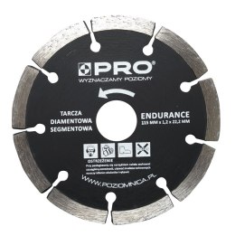 TARCZA DIAMENTOWA SEGMENTOWA ENDURANCE 115x7x1.2x22.2 MM WT-DD-S115EN