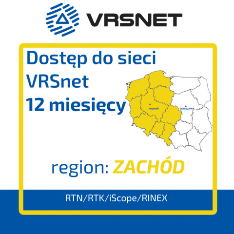 Subskrypcja na zachodnią część Polski VRSnet
