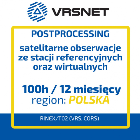 Subskrypcja - postprocessing dostęp 100h VRSnet