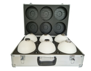 Sfery do skaningu laserowego 3D - komplet 6 sztuk w walizce