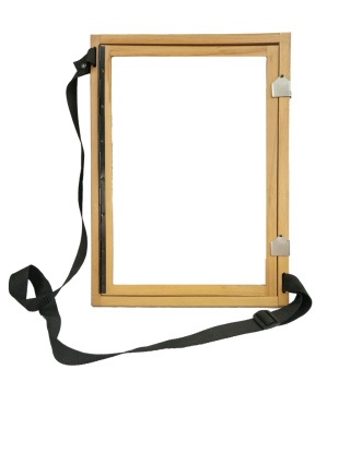 Szkicownik geodezyjny drewniany A3 z 2 zamkami