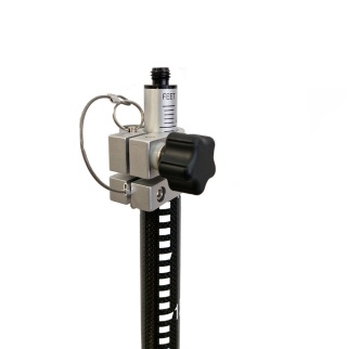 Tyczka teleskopowa pod GPS 2.50m, karbon, TLV Lock FORGEO