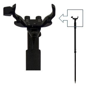 Tyczka teleskopowa karbon z uchwytem (do 1,30m) Trimble GeoXR/7X