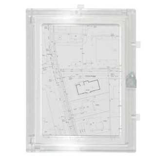 Szkicownik geodezyjny A4, z tworzywa, przeźroczysty