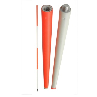Tyczki sygnalizacyjne 2 m 2 częściowe skręcane 4 szt. w pokrowcu