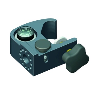 Uchwyt do zacisku na tyczkę z kompasem