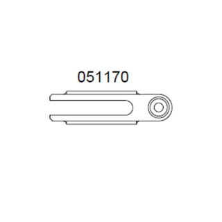 Widełki śruby sercowej statywu