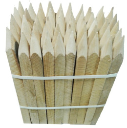 Paliki drewniane-bukowe 50szt. 30 cm